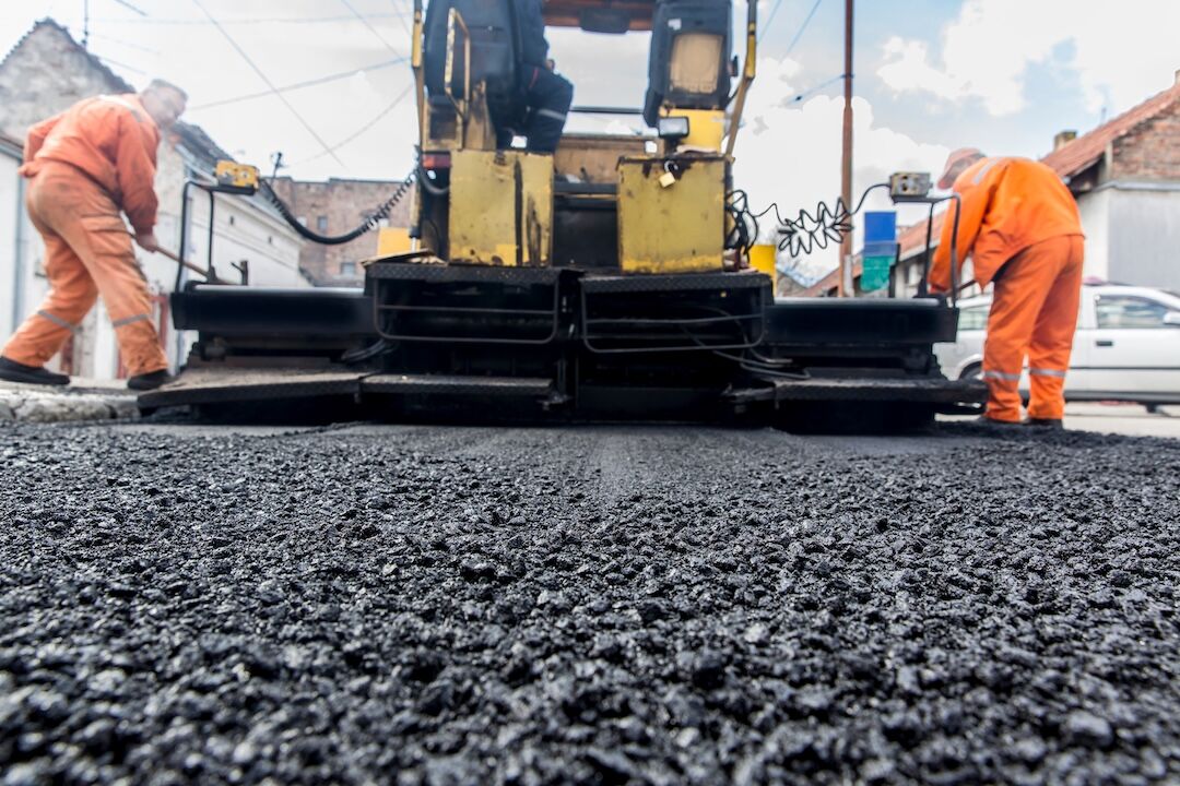 Freshly laid asphalt surface in Dallas–Fort Worth, TX — Blackland Asphalt