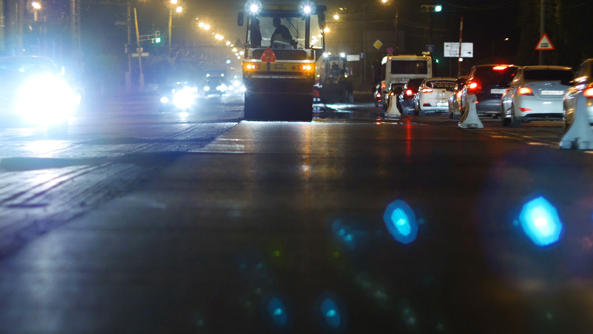 Heavy milling equipment staged on site in Dallas–Fort Worth, TX — Blackland Asphalt