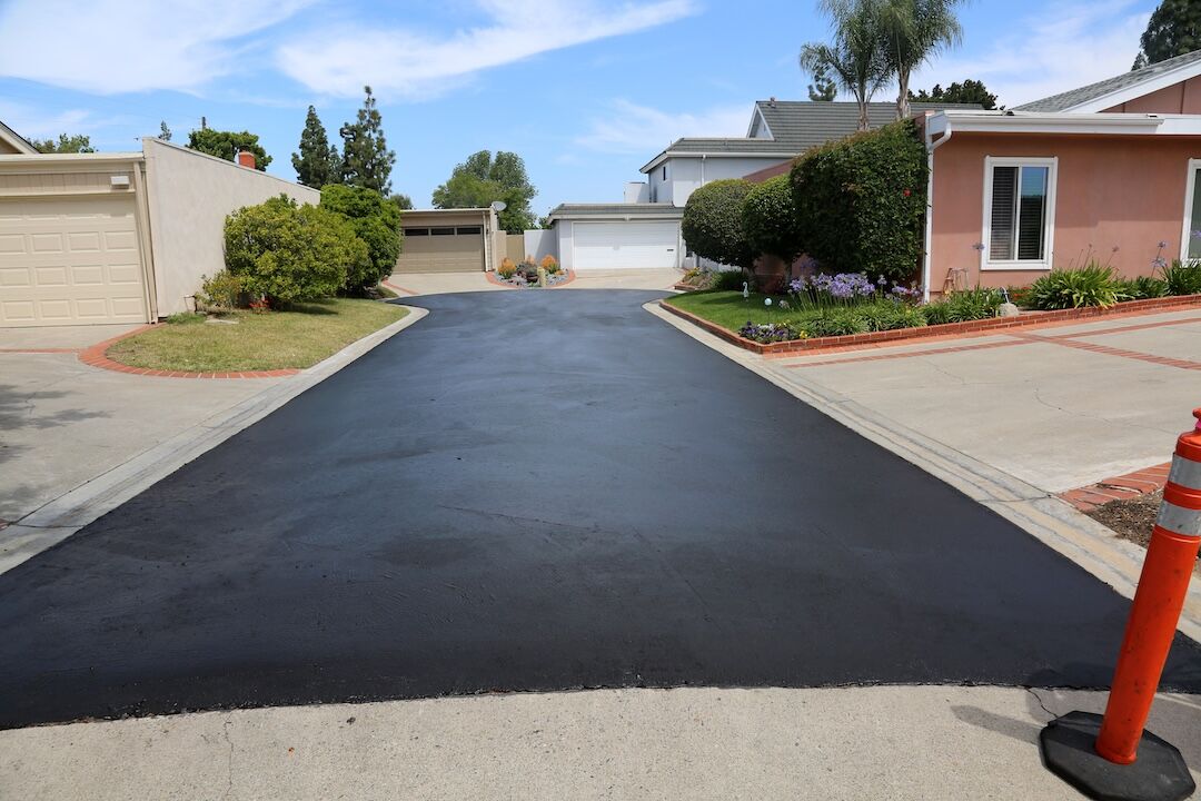 Finished slurry seal surface in Dallas–Fort Worth, TX — Blackland Asphalt